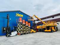 Nacela electrica foarfeca 6-18m de inchiriat | Vâlcea – Sibiu – Brașov