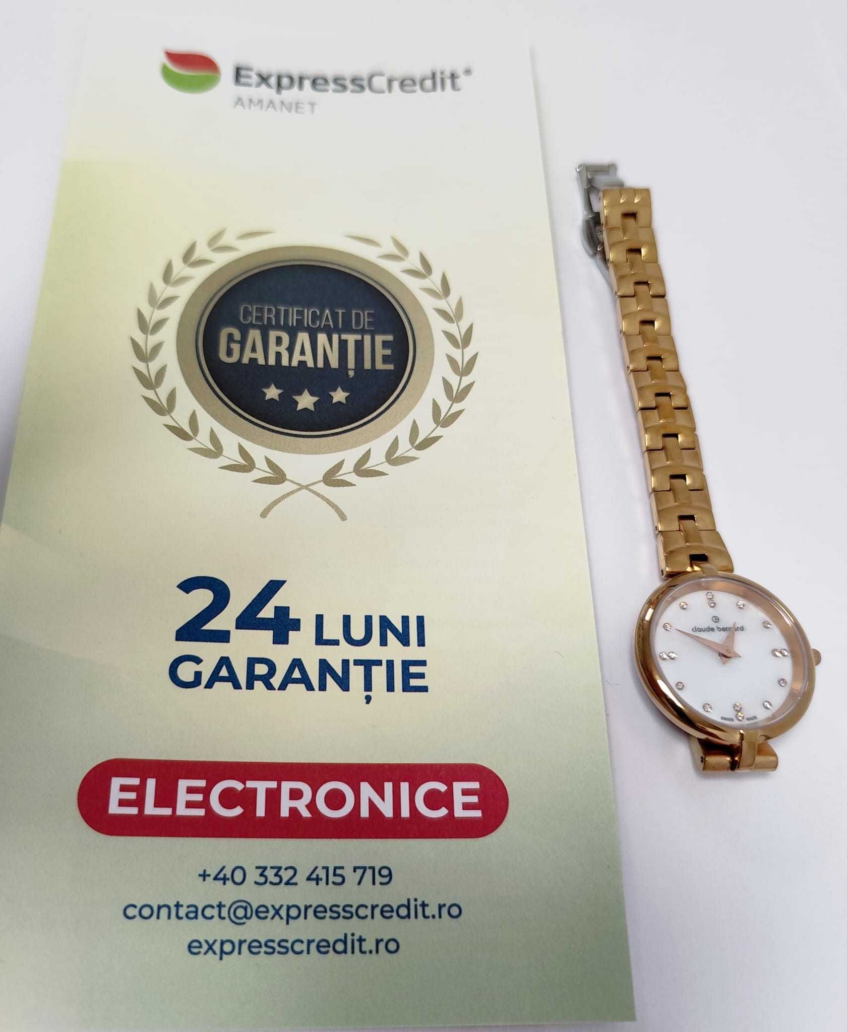 (AG 35) Ceas Dama Claude Bernard b.31866.1- 350Lei Garantie 2ani!