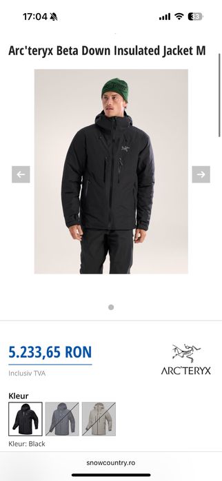 Arc’teryx Beta Down Insulated !!!