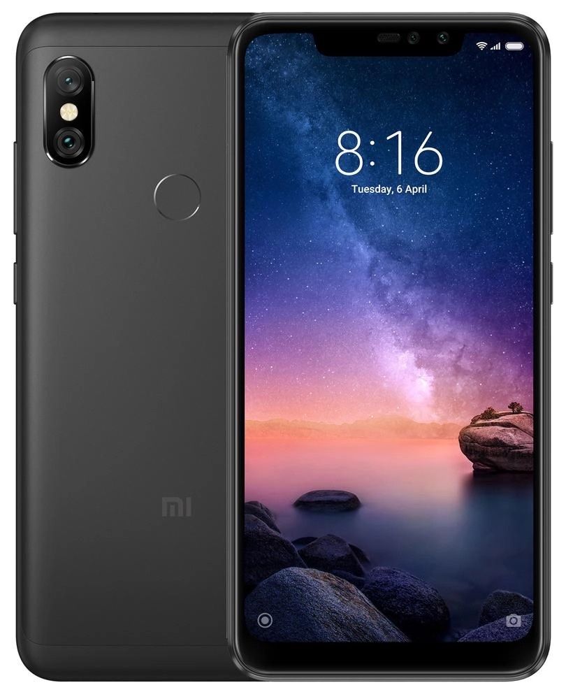 Смартфон Xiaomi Redmi Note 6 Pro, 32Gb, Black