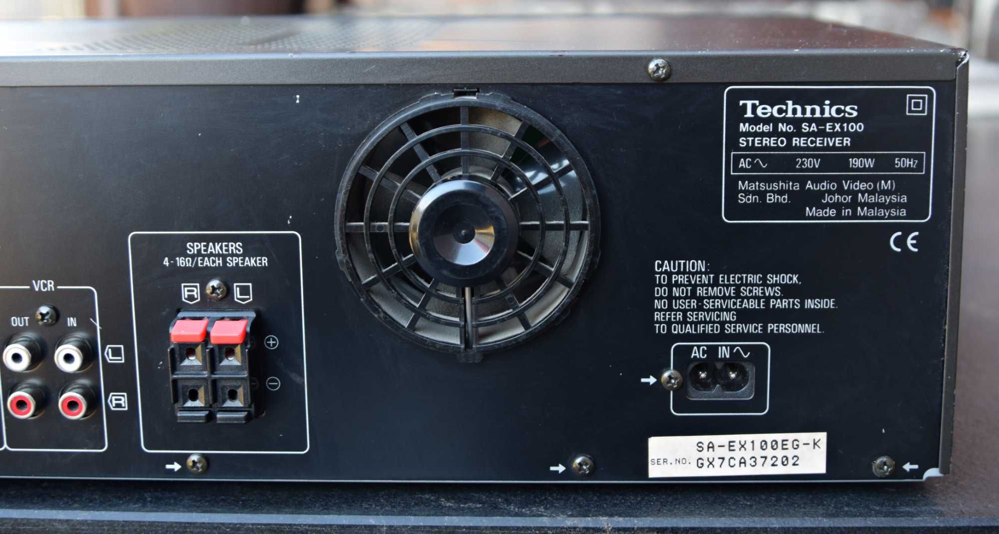 Amplificator Technics SA-EX 100, amplituner