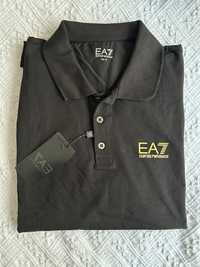 Мъжка тениска на EA7 100% памук