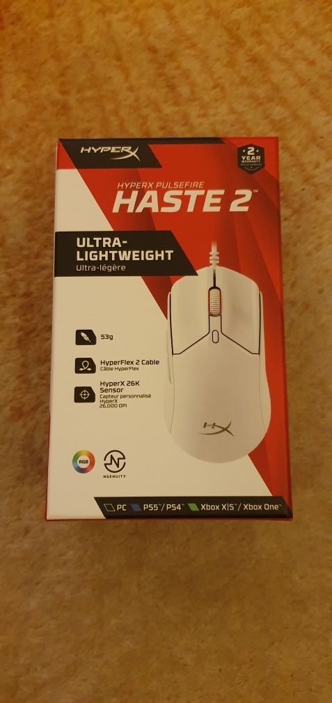 Mouse Gaming Hyperx Pulsefire Haste 2