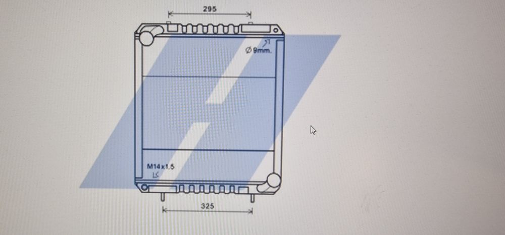 Radiator motor FENDT 712 VARIO, 714 VARIO, 716 VARIO, 815 VARIO TMS,