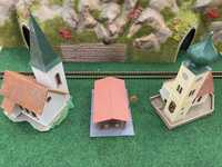 Сгради къщи църкви за макет на влак HO 1:87 ЖП моделизъм
