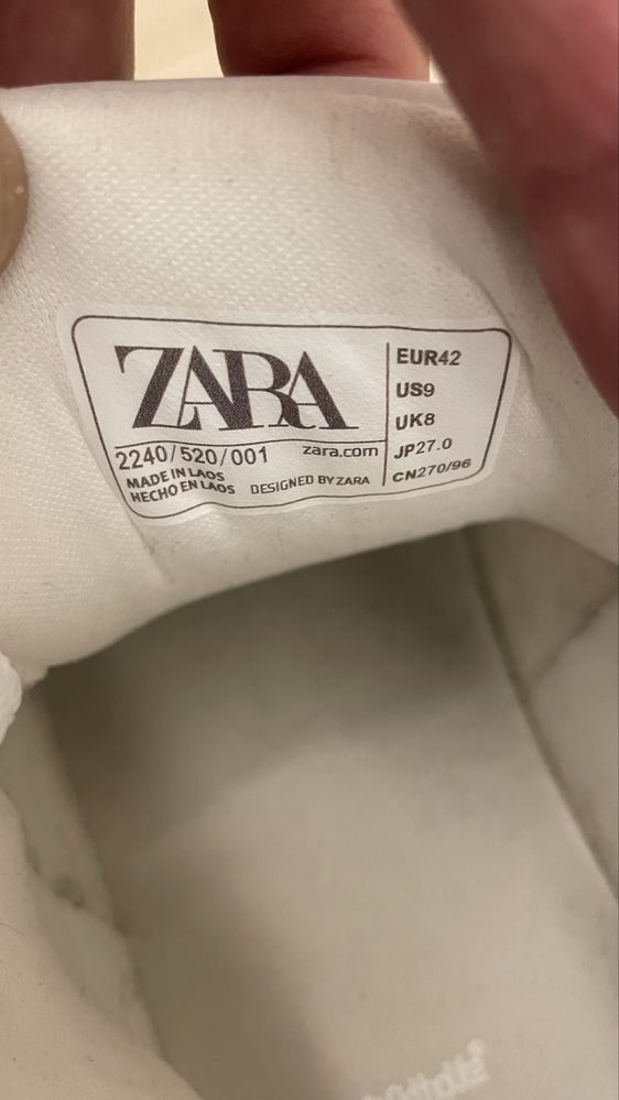 Продам новые кеды ZARA