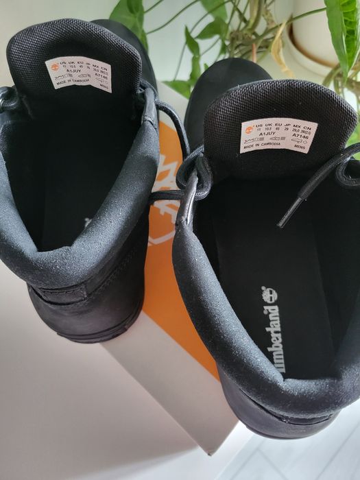 Ghete piele Timberland Adventure black negre 45 11 10.5 ca noi