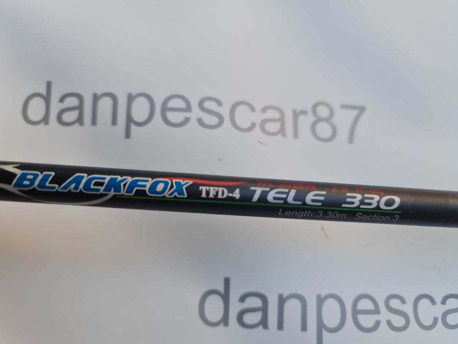 Lanseta fibra carbon Wind Blade TFD4 Feeder 3,3 metri Actiune:80-150gr