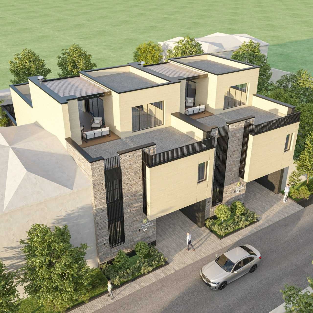 Дом с террасами и подвалом 330 м² | Сергели, Хонабад