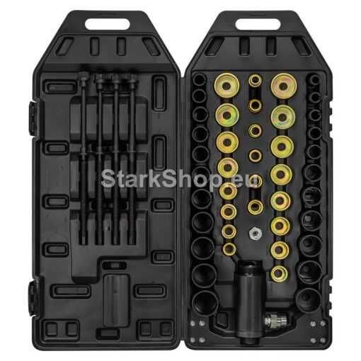 Хидравличен К-т за Монтаж и Демонтаж на Шарнири Втулки Лагери 49 части