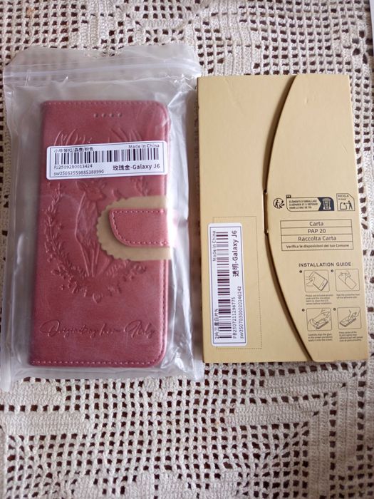 Samsung galaxy J6 (кейс и протектор)