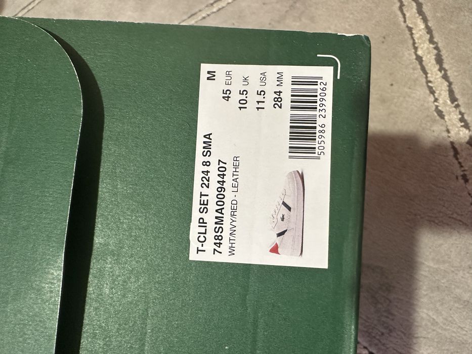 Сникърски Lacoste T-CLIP SET 224