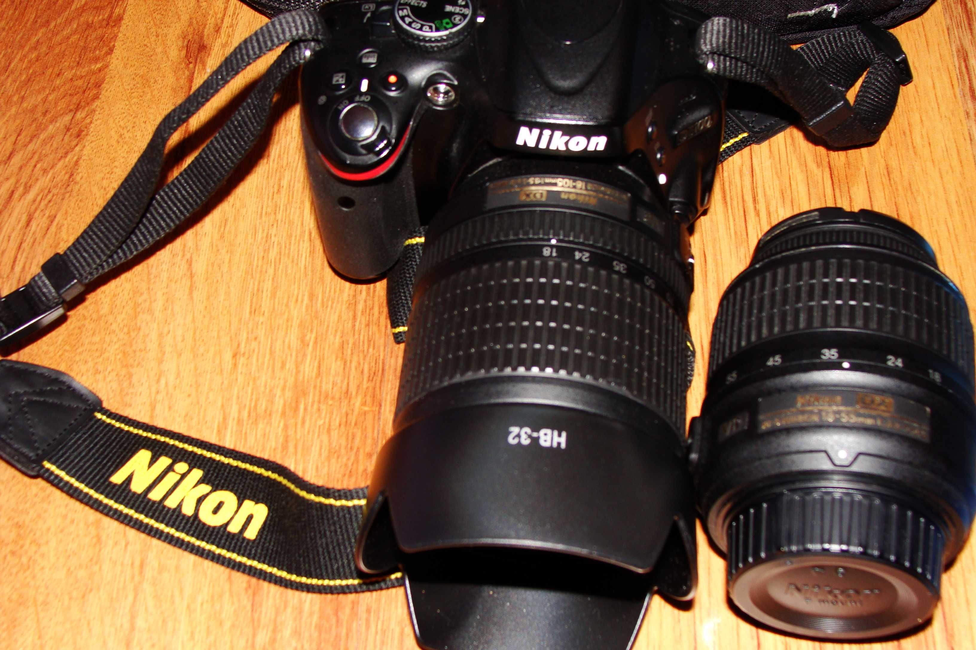 Nikon D5100 Китов обектив + 18/105 перфектен и много запазен