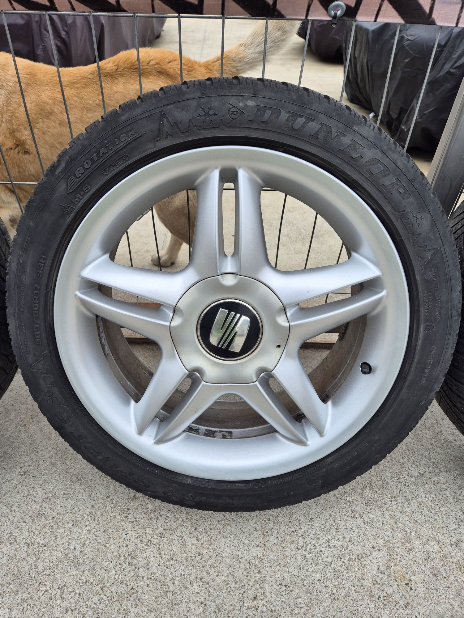 Джанти Speedline 17 цола , 5х100 , 7j , et38 , 205/50/17 Vw Skoda Seat