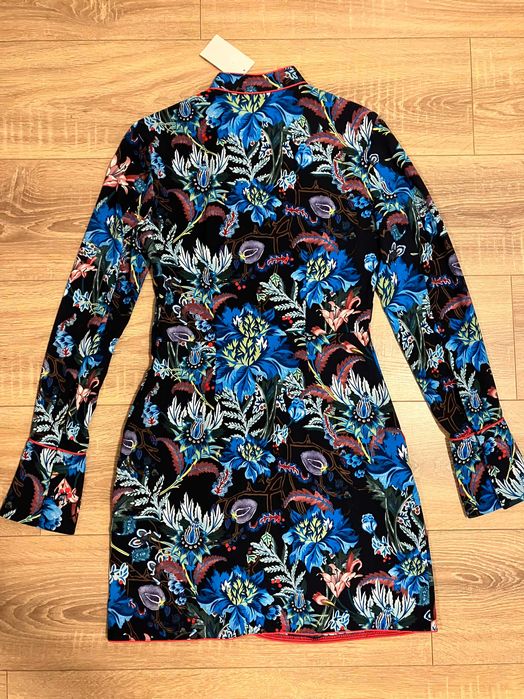 Rochie cu maneca lunga in stil chinezesc H&M 32 34