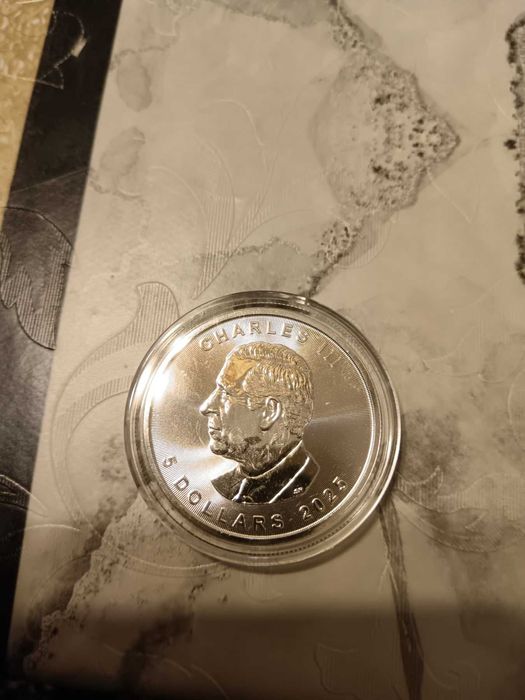 Сребърни монети 1 оz 999 Кругерранд Британия Кленов лист