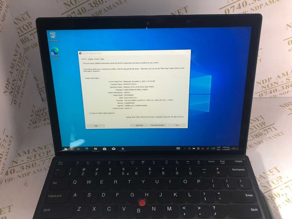 NDP Amanet Calea Mosilor 298 LENOVO THINKPAD  (43721)
