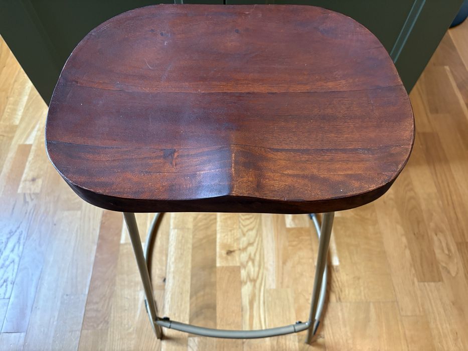 4 Scaune bar lemn mango