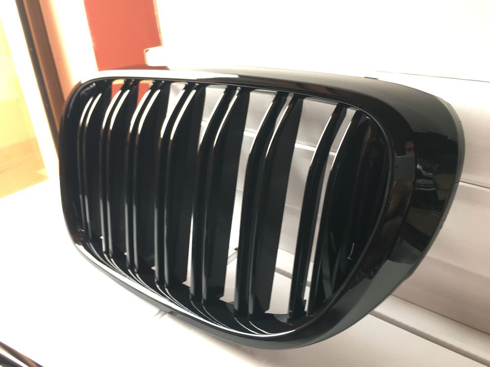 Grile negru lucios duble pentru Bmw G11 G12 seria 7