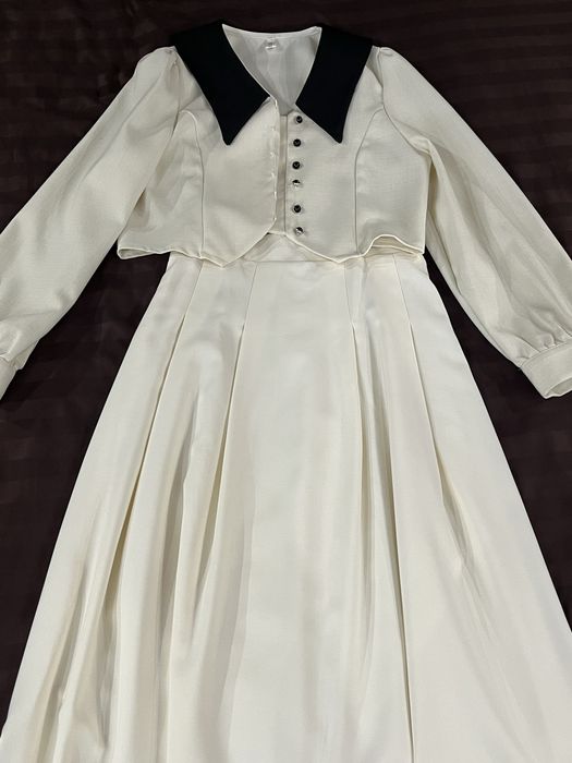 комплект, юбка и укороченый пиджак, размер М