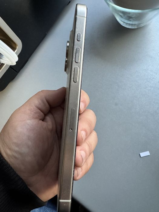Phone 15 Pro Max , Natural Titanium 256 gb , baterie 90%