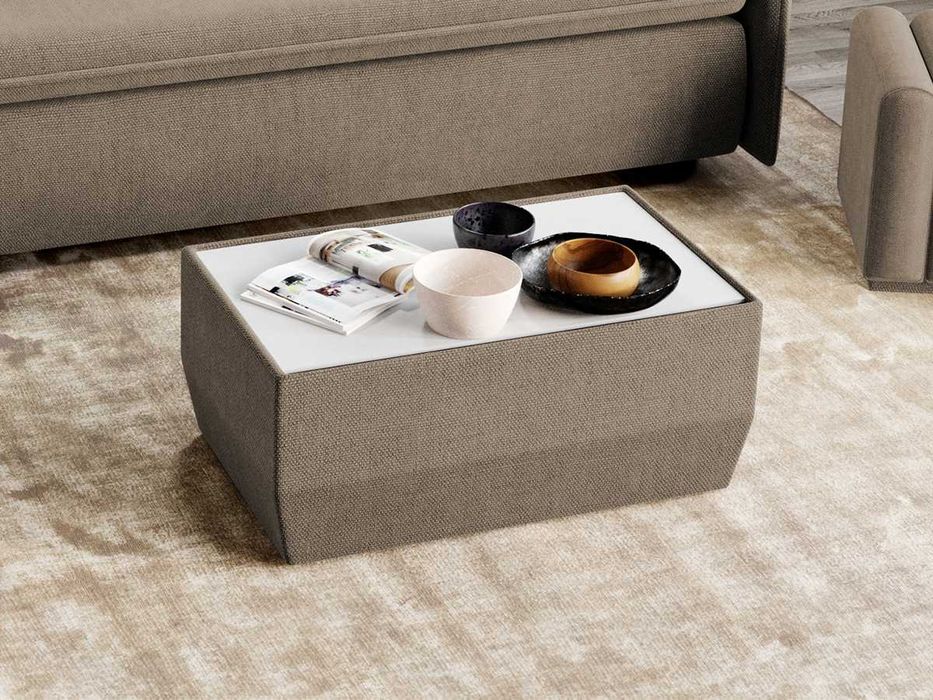 Masa cafea tapitata Revi Barrel 19