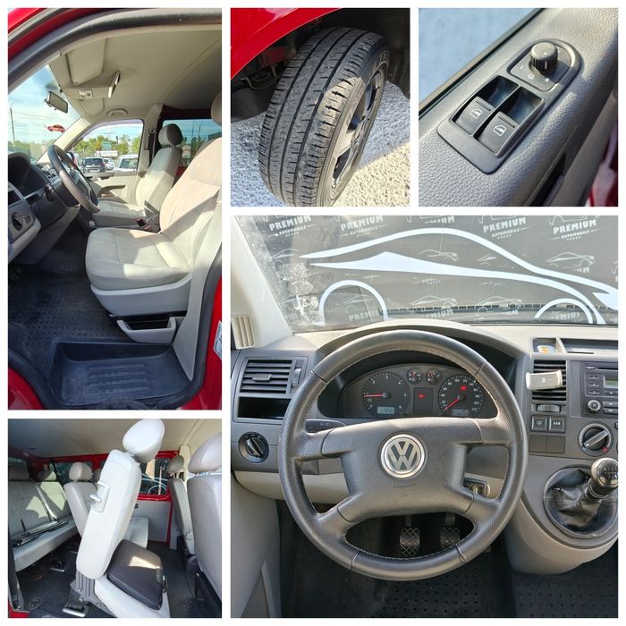 VW Transporter 1.9 TDI 102 CP /8+1 L/Aer condiționat/Sirocco/Cârlig