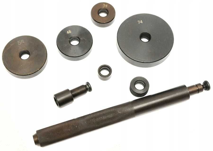Trusa adaptoare presa bucse si rulmenti 17-84mm, 52 piese