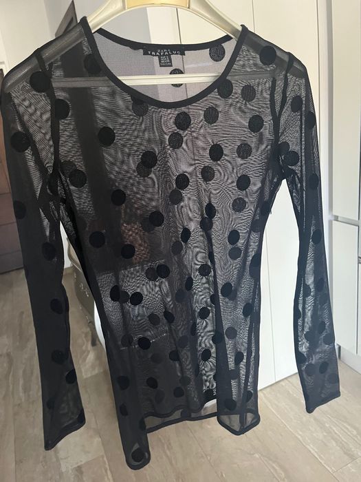 Bluza voal picatele Zara