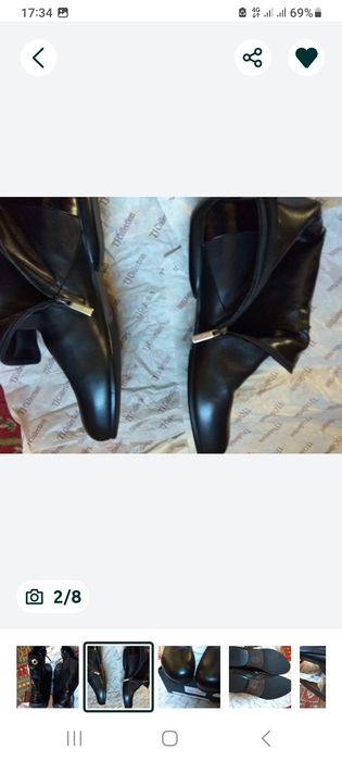 Мужские сапоги ручной работы из Италии.