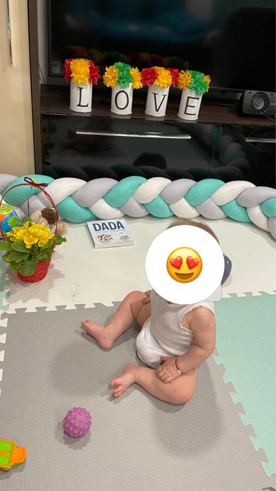 Protectie pentru patut + cadou