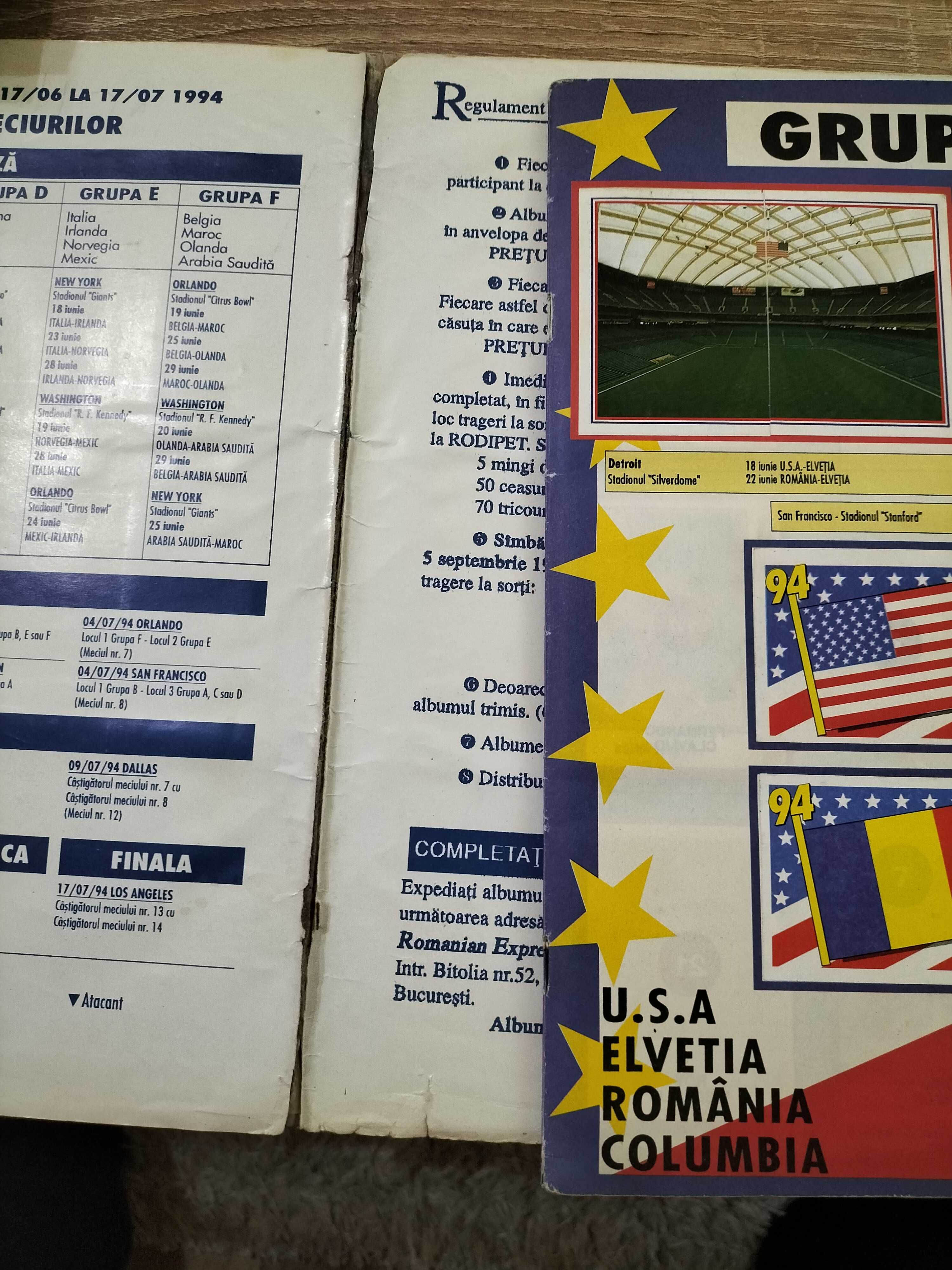 album cupa mondiala 1994 non-panini