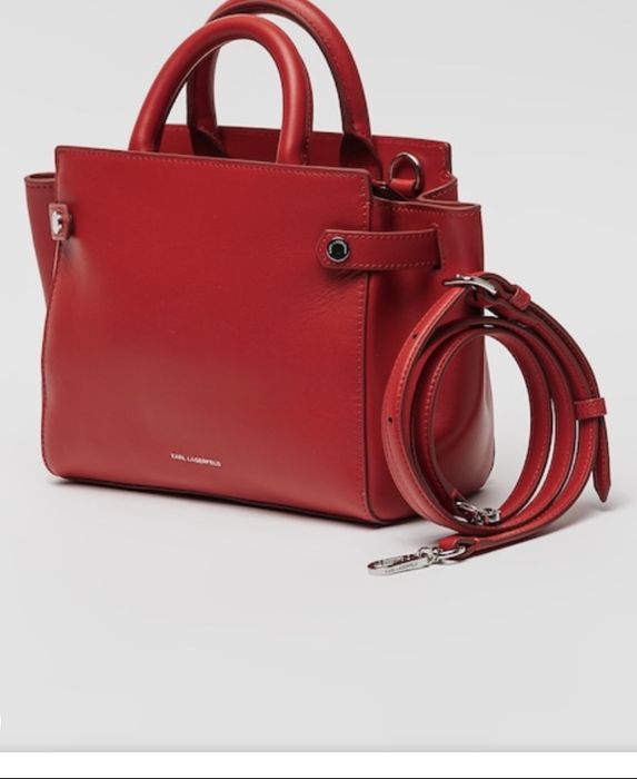 Karl Lagerfeld чанта естествена кожа нова премиум