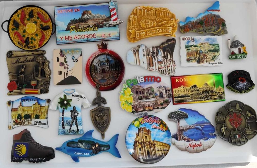 Магнити за хладилник от Европа, Азия, Африка и Южна Америка