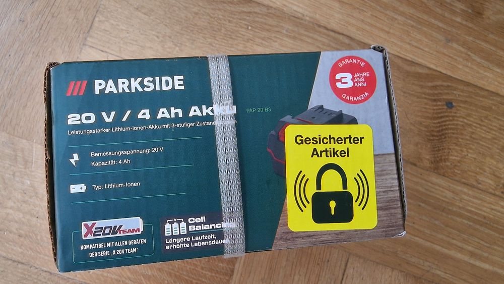 Parkside батерия 4Ah 20v