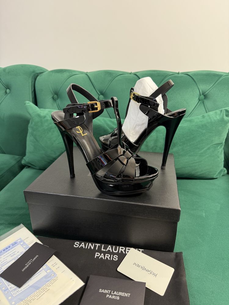 Sandale YSL piele naturala Full Box colectie noua Premium