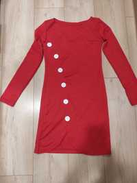 Червена рокля туника