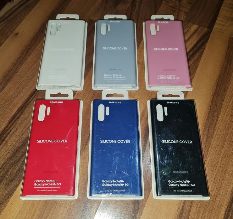 Husa silicon originala Samsung Silicone Cover Note10+ Note10 Plus