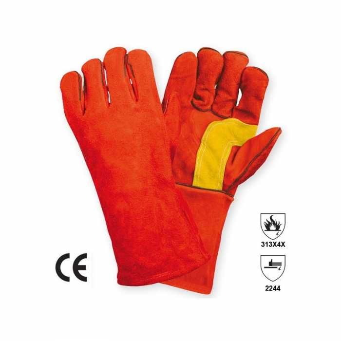 Manusi protectie sudura Renania WELDER KEVLAR, piele spalt bovina