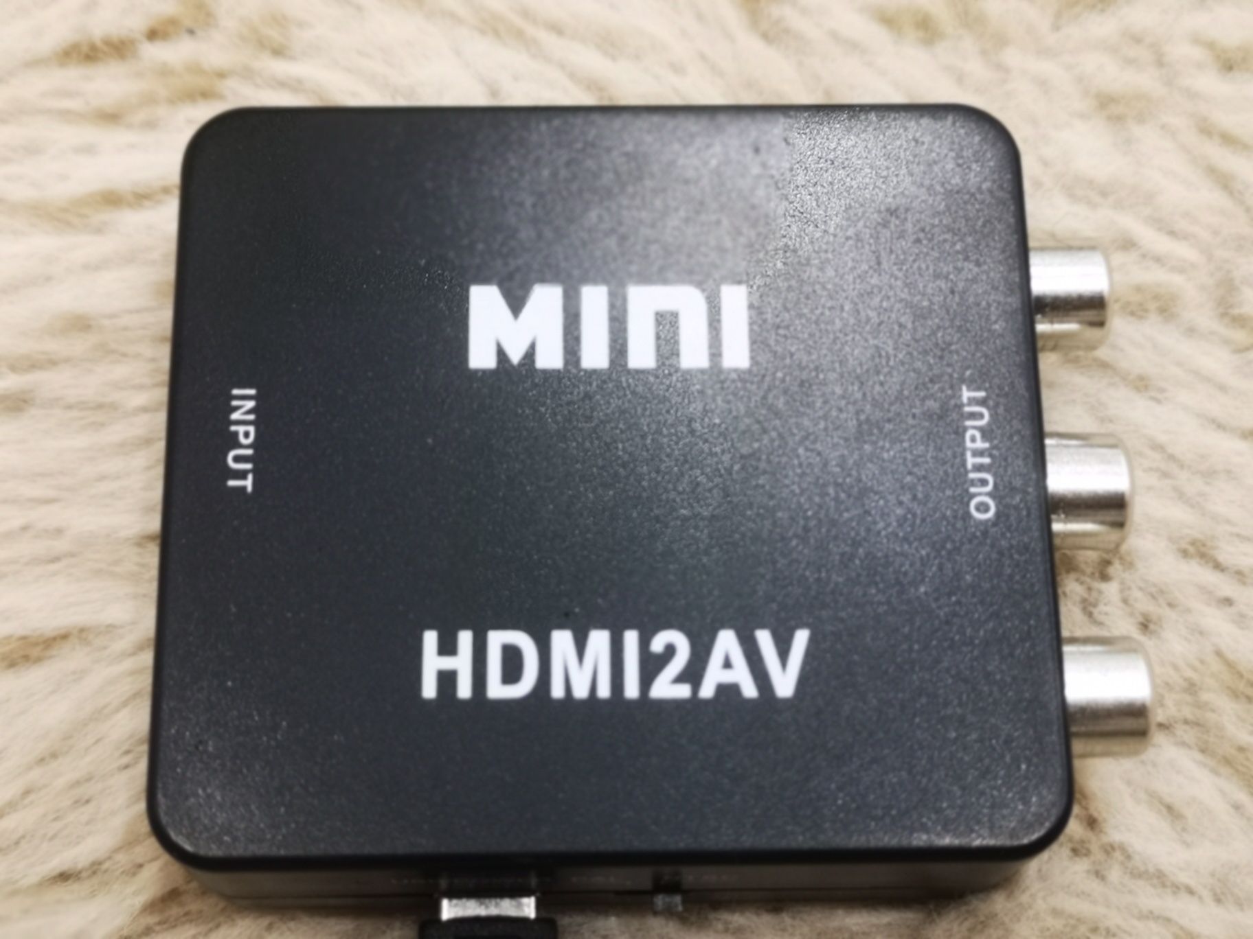 Mini HDMI to cvbs