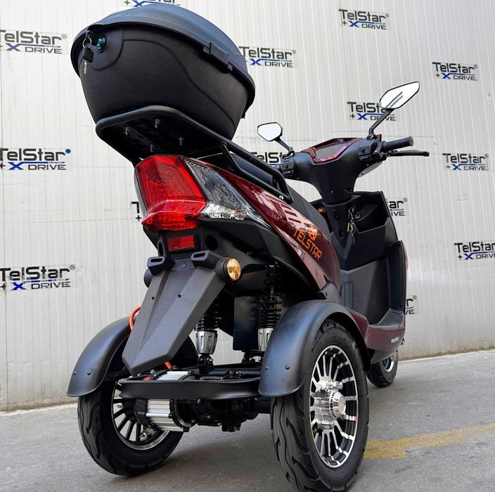 Електрическа триколка TS-350-8 60V 23Ah 2000W Нов модел 2025