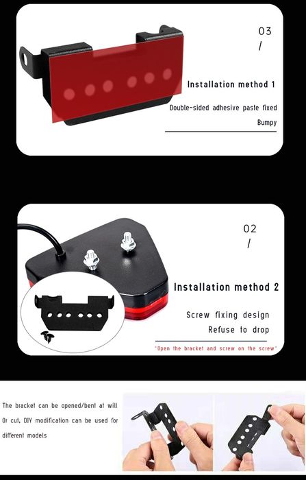 Lampa led F1 Stop frana Formula 1 Stop Frana Suplimentar ROSU F1