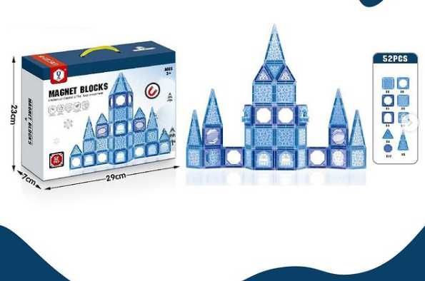 Голям 3D Цветен Магнитен конструктор MAGIC MAGNETIC BLOCKS