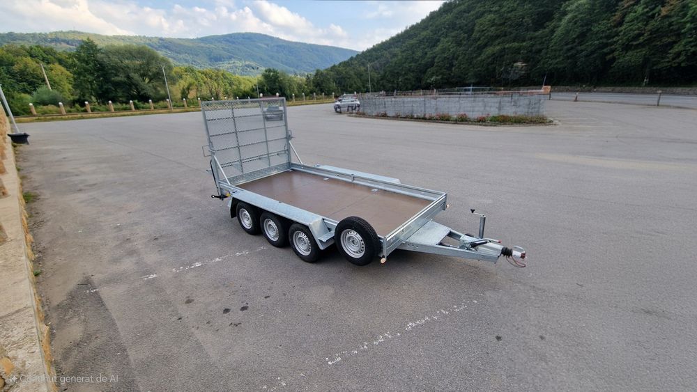Platformă transport utilaje DE ÎNCHIRIAT platforme remorci 3,5t 3500kg