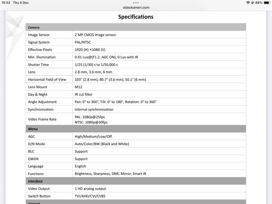 HikVision камера HWT-B120-M