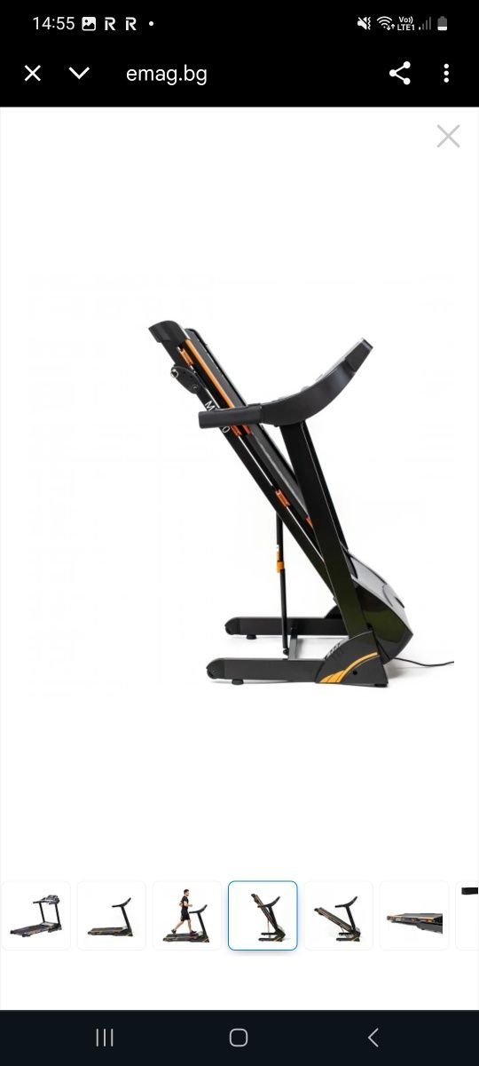 Бягаща пътека Techfit MT350 – Като Нова, Без Следи от Употреба