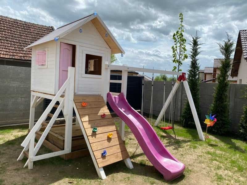 Casuta din lemn pentru copii, Loc de joaca pentru copii