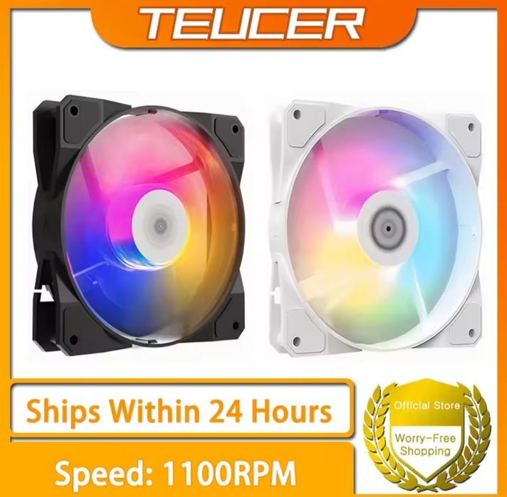 Vând ventilatore rgb 2 tip cum se vede in poză