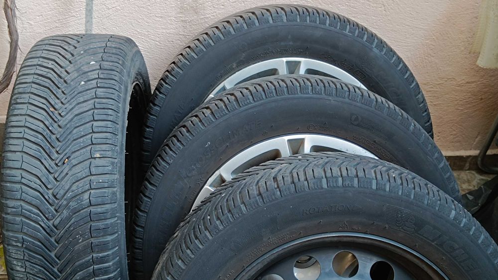 Roti otel cu anvelope Michelin M+S set complet 16'' opel crossland x