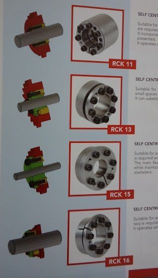 Стягащи , Затягащи елементи , Kонусно-натегателни втулки тип "RCK")